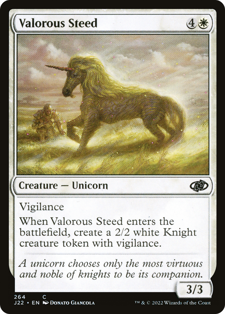 Valorous Steed [Jumpstart 2022] | Fandemonia Ltd