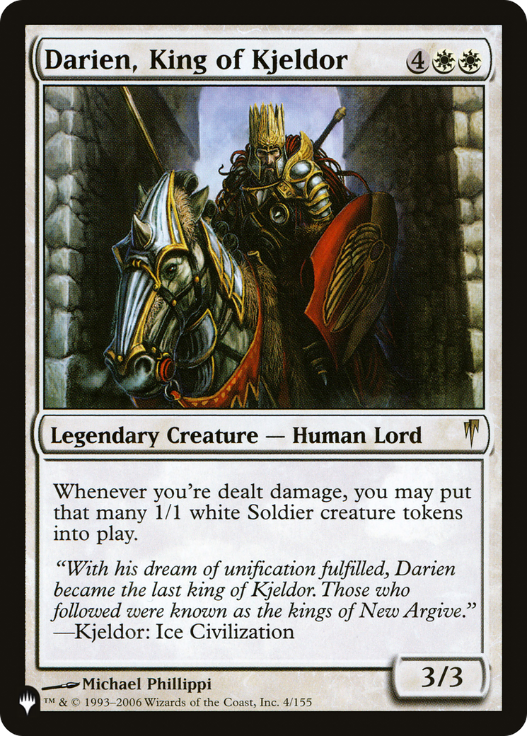 Darien, King of Kjeldor [The List] | Fandemonia Ltd