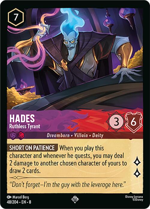Hades - Ruthless Tyrant (48/204) [Reign of Jafar] | Fandemonia Ltd