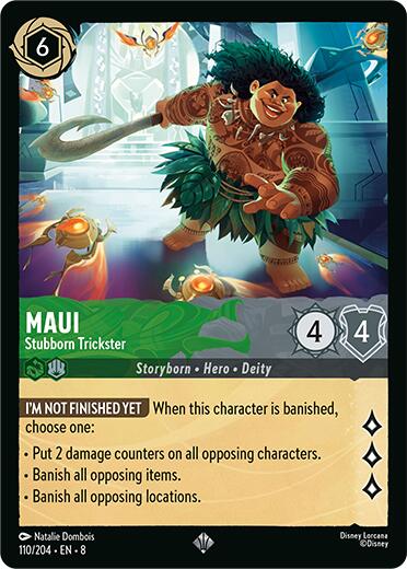 Maui - Stubborn Trickster (110/204) [Reign of Jafar] | Fandemonia Ltd