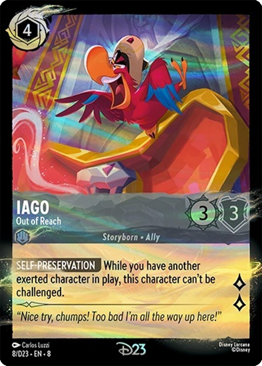 Iago - Out of Reach (8) [Promo Cards] | Fandemonia Ltd