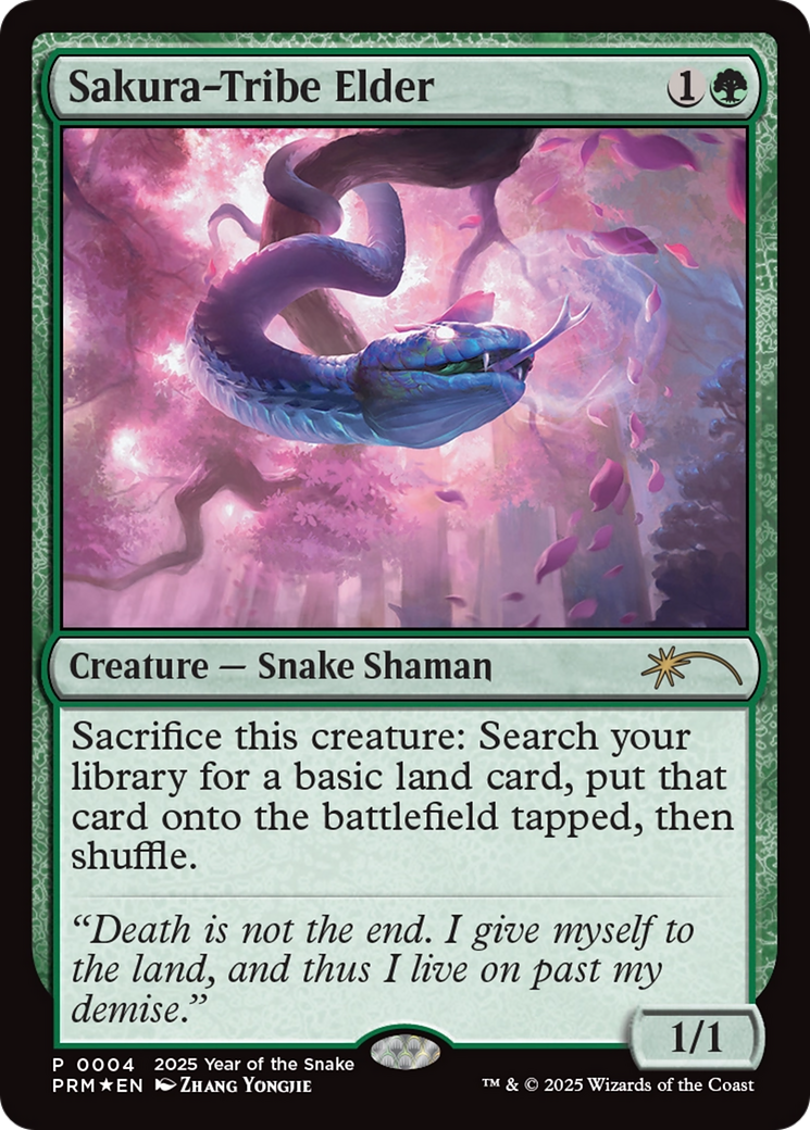 Sakura-Tribe Elder (Year of the Snake 2025) [Standard Showdown Promos] | Fandemonia Ltd
