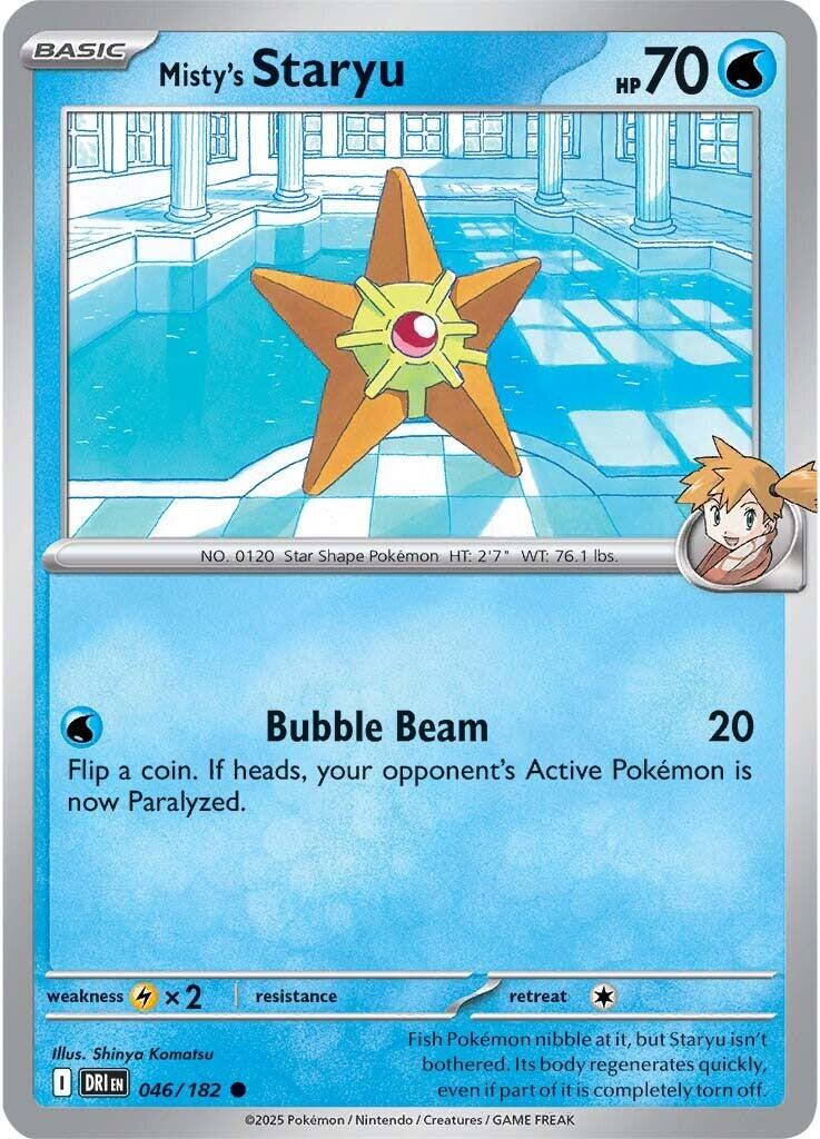 Misty's Staryu (046/182) [Scarlet & Violet: Destined Rivals] | Fandemonia Ltd