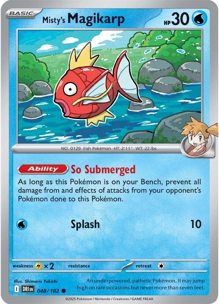 Misty's Magikarp (048/182) [Scarlet & Violet: Destined Rivals] | Fandemonia Ltd