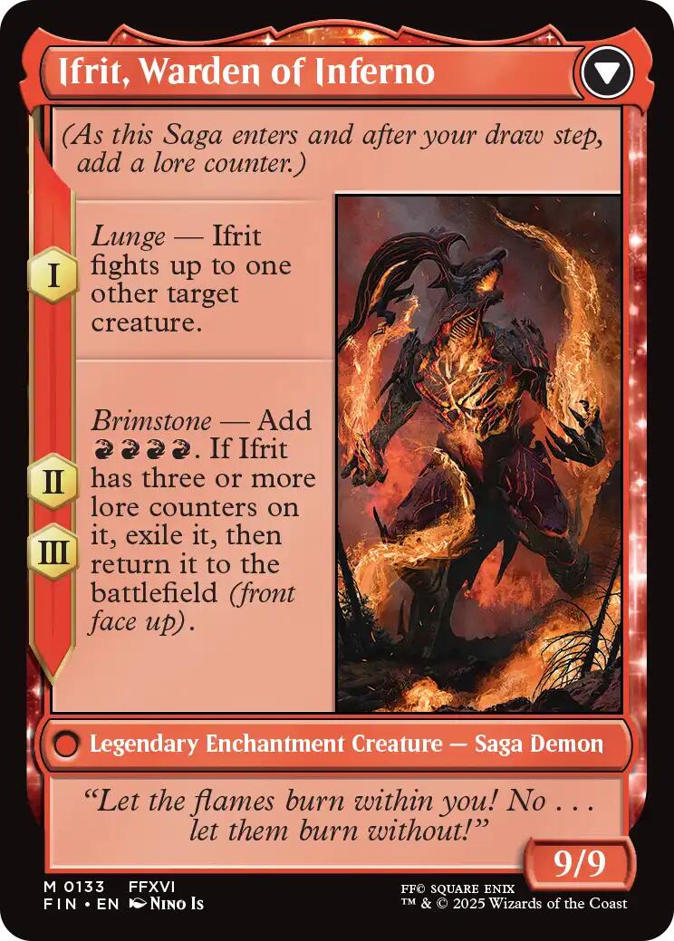 Clive, Ifrit's Dominant // Ifrit, Warden of Inferno [FINAL FANTASY] | Fandemonia Ltd