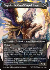 Sephiroth, Fabled SOLDIER // Sephiroth, One-Winged Angel (Borderless) (0317) [FINAL FANTASY] | Fandemonia Ltd