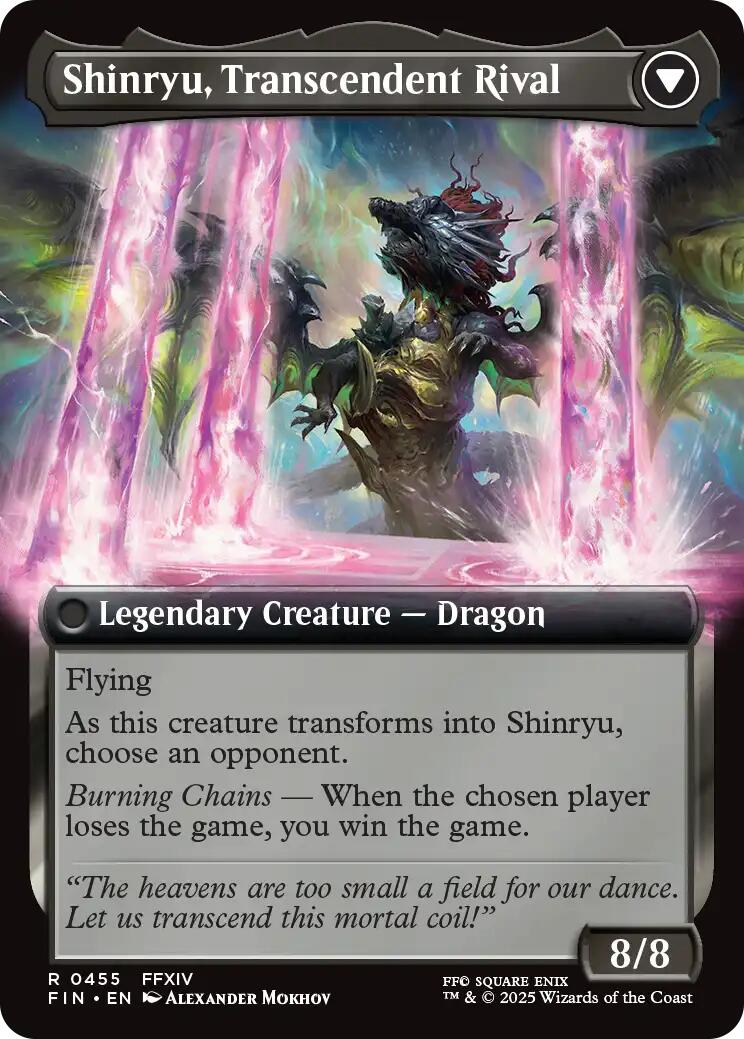 Zenos yae Galvus // Shinryu, Transcendent Rival (Extended Art) [FINAL FANTASY] | Fandemonia Ltd