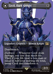 Cecil, Dark Knight // Cecil, Redeemed Paladin (Borderless) (Surge Foil) [FINAL FANTASY] | Fandemonia Ltd