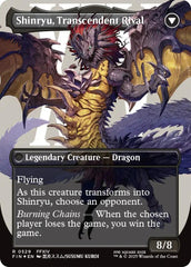 Zenos yae Galvus // Shinryu, Transcendent Rival (Borderless) (Surge Foil) [FINAL FANTASY] | Fandemonia Ltd