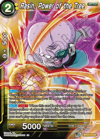 Rasin, Power of the Tree (BT15-112) [Saiyan Showdown] | Fandemonia Ltd