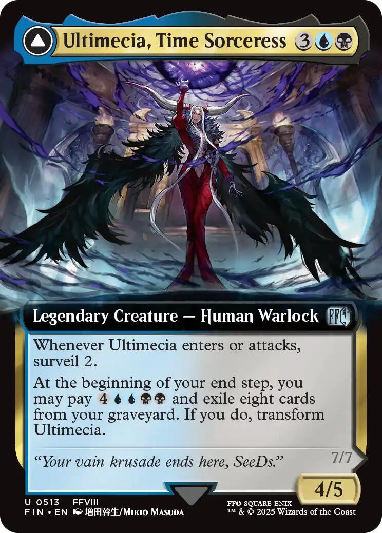 Ultimecia, Time Sorceress // Ultimecia, Omnipotent (Extended Art) [FINAL FANTASY] | Fandemonia Ltd