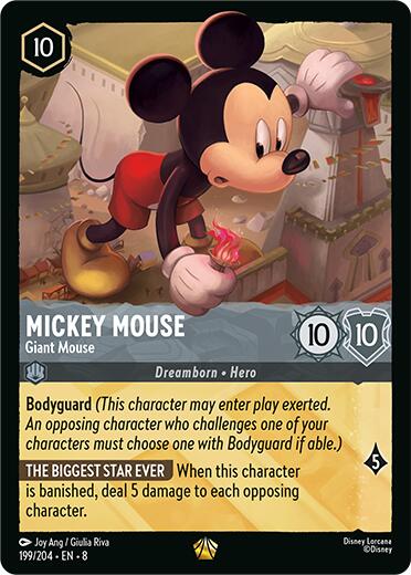 Mickey Mouse - Giant Mouse (199/204) [Reign of Jafar] | Fandemonia Ltd