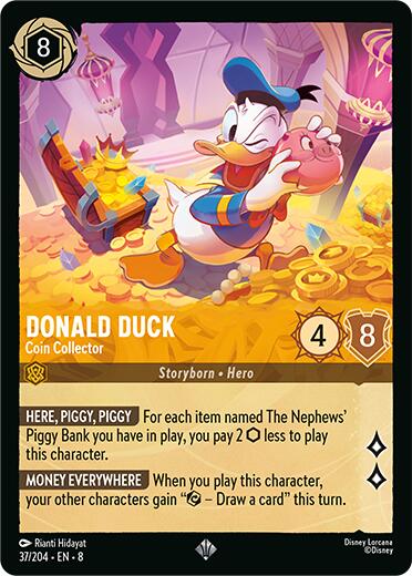 Donald Duck - Coin Collector (37/204) [Reign of Jafar] | Fandemonia Ltd