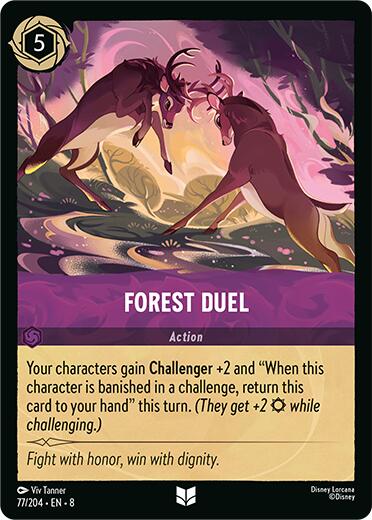 Forest Duel (77/204) [Reign of Jafar] | Fandemonia Ltd