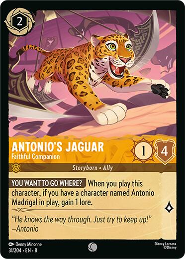 Antonio's Jaguar - Faithful Companion (31/204) [Reign of Jafar] | Fandemonia Ltd