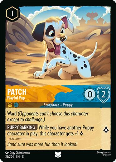Patch - Playful Pup (25/204) [Reign of Jafar] | Fandemonia Ltd