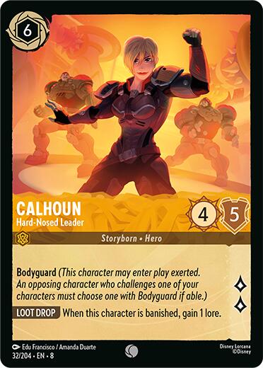 Calhoun - Hard-Nosed Leader (32/204) [Reign of Jafar] | Fandemonia Ltd