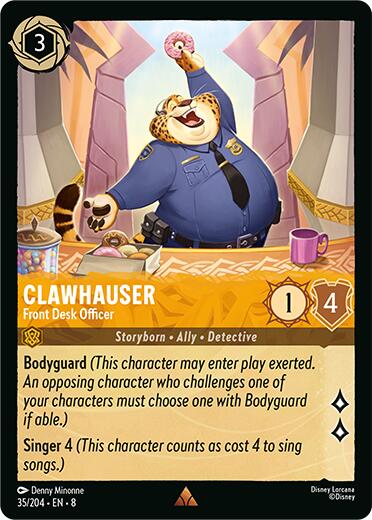 Clawhauser - Front Desk Officer (35/204) [Reign of Jafar] | Fandemonia Ltd