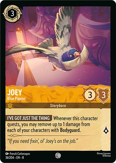 Joey - Blue Pigeon (36/204) [Reign of Jafar] | Fandemonia Ltd