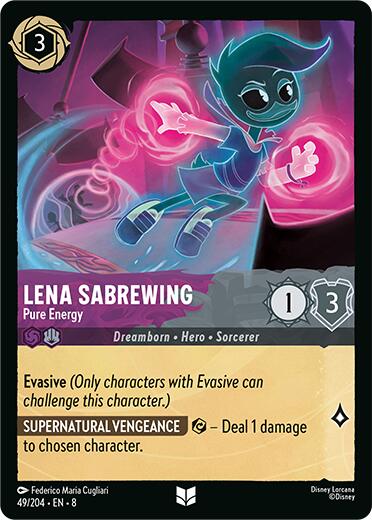 Lena Sabrewing -- Pure Energy (49/204) [Reign of Jafar] | Fandemonia Ltd