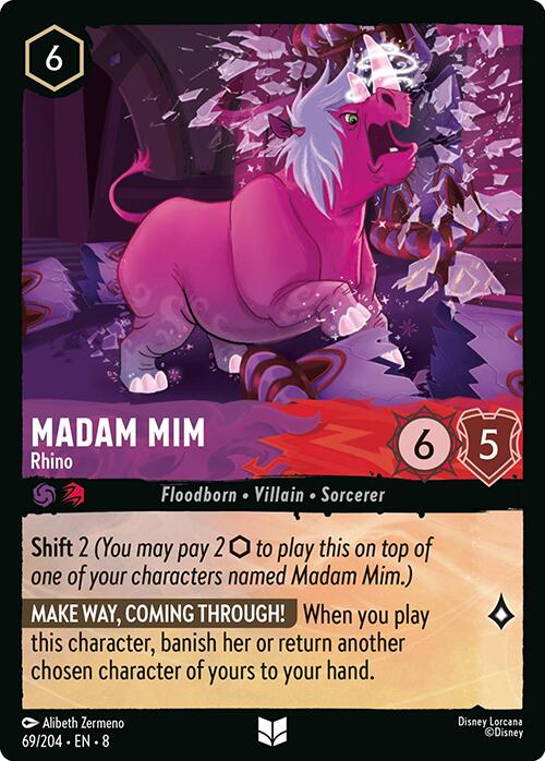 Madam Mim - Rhino (69/204) [Reign of Jafar] | Fandemonia Ltd