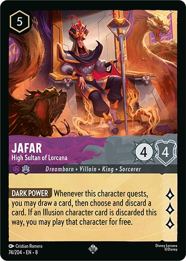 Jafar - High Sultan of Lorcana (74/204) [Reign of Jafar] | Fandemonia Ltd