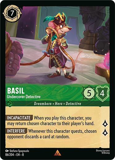 Basil - Undercover Detective (86/204) [Reign of Jafar] | Fandemonia Ltd