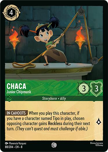 Chaca - Junior Chipmunk (88/204) [Reign of Jafar] | Fandemonia Ltd