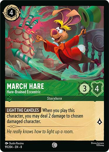 March Hare - Hare-Brained Eccentric (91/204) [Reign of Jafar] | Fandemonia Ltd