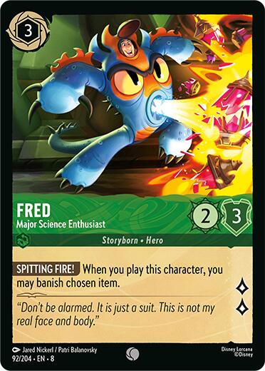 Fred - Major Science Enthusiast (92/204) [Reign of Jafar] | Fandemonia Ltd