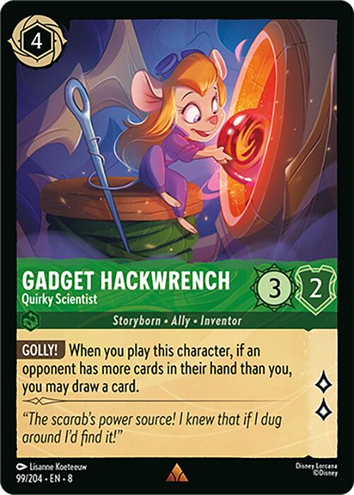 Gadget Hackwrench - Quirky Scientist (99/204) [Reign of Jafar] | Fandemonia Ltd