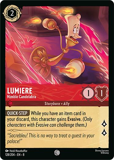 Lumiere - Nimble Candelabra (128/204) [Reign of Jafar] | Fandemonia Ltd