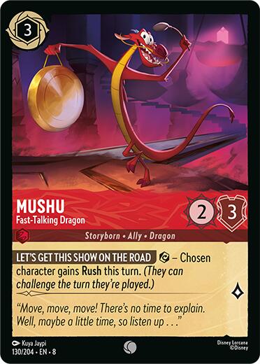 Mushu - Fast-Talking Dragon (130/204) [Reign of Jafar] | Fandemonia Ltd