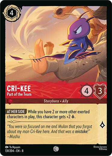 Cri-Kee - Part of the Team (131/204) [Reign of Jafar] | Fandemonia Ltd