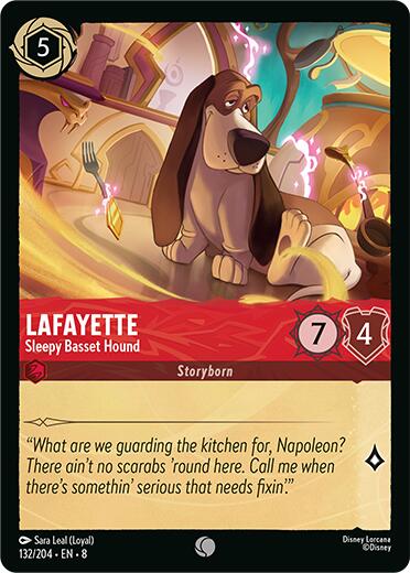 Lafayette - Sleepy Basset Hound (132/204) [Reign of Jafar] | Fandemonia Ltd
