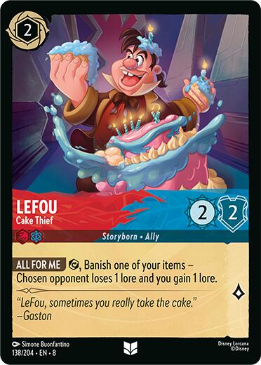 LeFou - Cake Thief (138/204) [Reign of Jafar] | Fandemonia Ltd