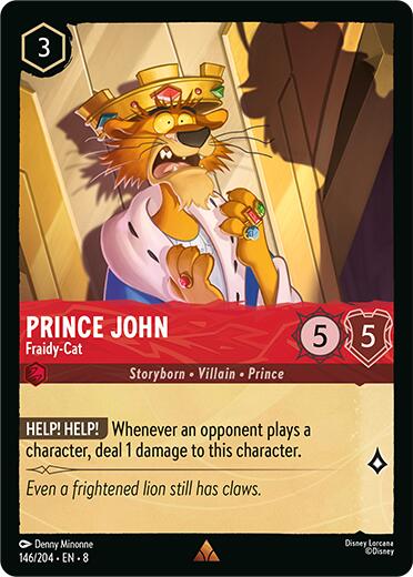 Prince John - Fraidy-Cat (146/204) [Reign of Jafar] | Fandemonia Ltd