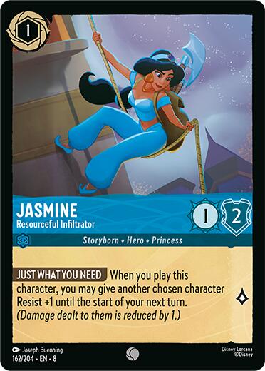 Jasmine - Resourceful Infiltrator (162/204) [Reign of Jafar] | Fandemonia Ltd