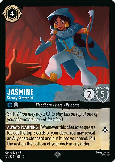 Jasmine - Steady Strategist (171/204) [Reign of Jafar] | Fandemonia Ltd