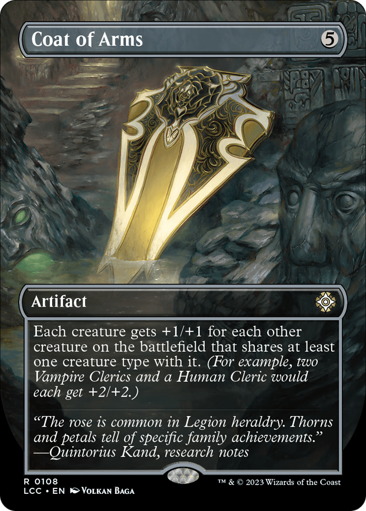 Coat of Arms (Borderless) [The Lost Caverns of Ixalan Commander] | Fandemonia Ltd