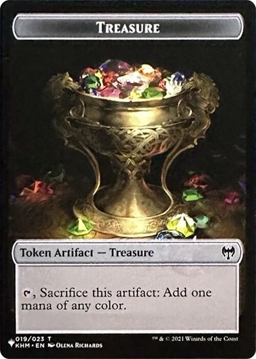 Treasure // Egg Double-Sided Token [Secret Lair Drop Series] | Fandemonia Ltd