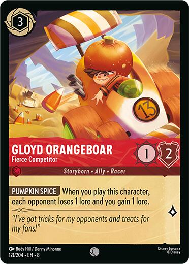 Gloyd Orangeboar - Fierce Competitor (121/204) [Reign of Jafar] | Fandemonia Ltd