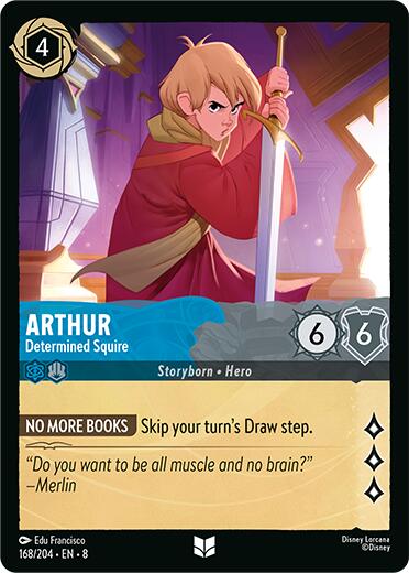 Arthur - Determined Squire (168/204) [Reign of Jafar] | Fandemonia Ltd