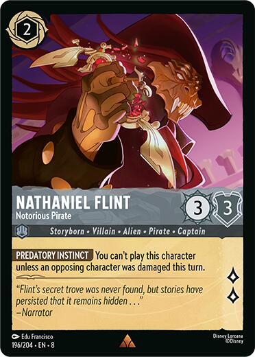 Nathaniel Flint - Notorious Pirate (196/204) [Reign of Jafar] | Fandemonia Ltd