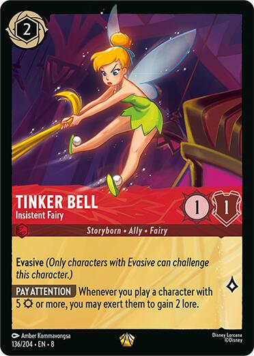 Tinker Bell - Insistent Fairy (136/204) [Reign of Jafar] | Fandemonia Ltd