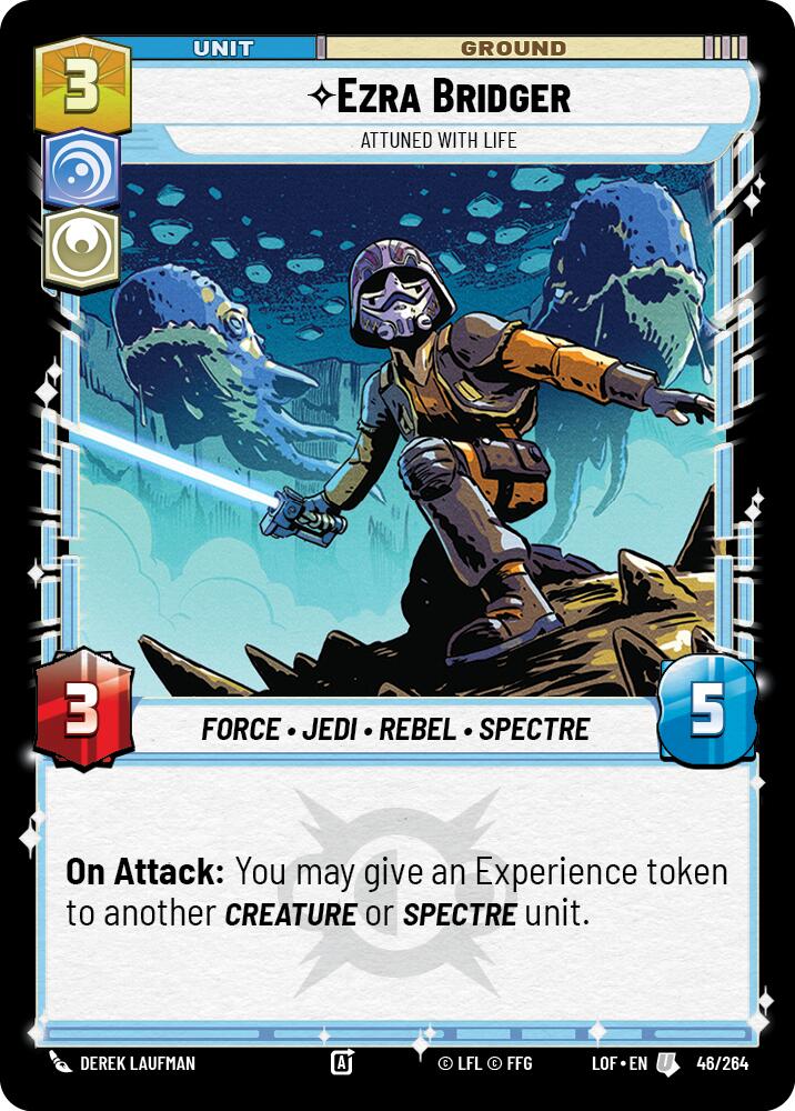 Ezra Bridger - Attuned With Life (46/264) (46/264) [Legends of the Force] | Fandemonia Ltd