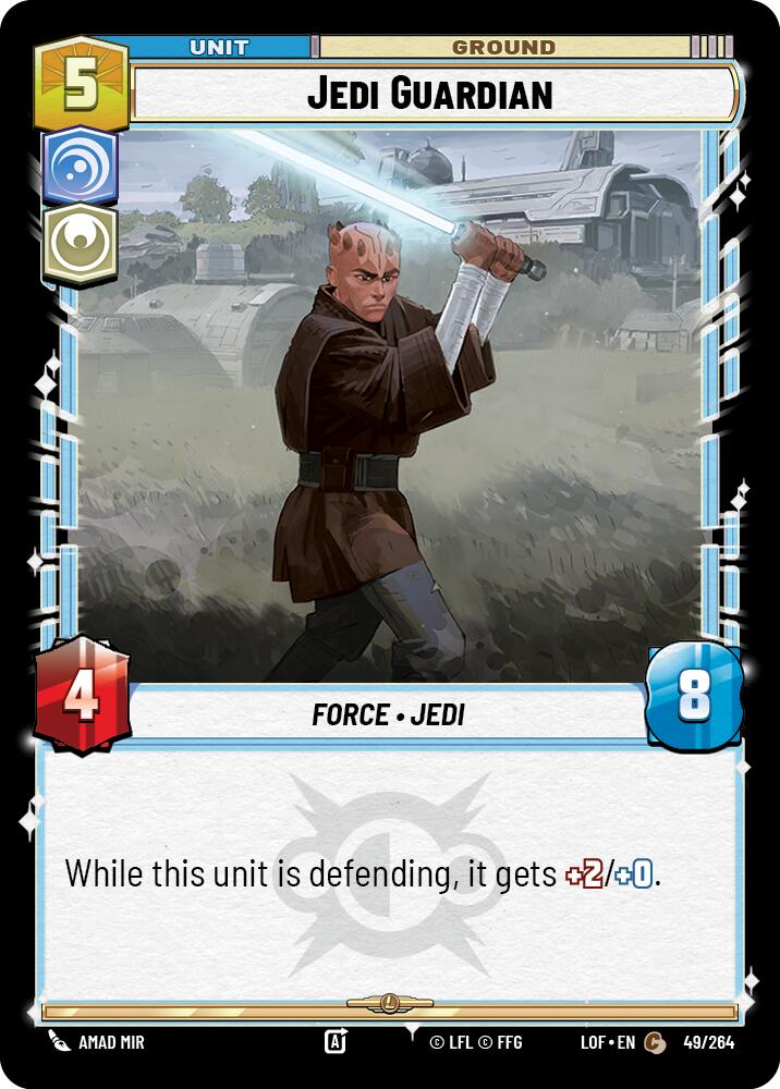 Jedi Guardian (49/264) (49/264) [Legends of the Force] | Fandemonia Ltd