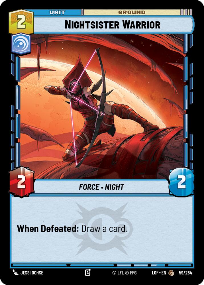 Nightsister Warrior (59/264) (59/264) [Legends of the Force] | Fandemonia Ltd