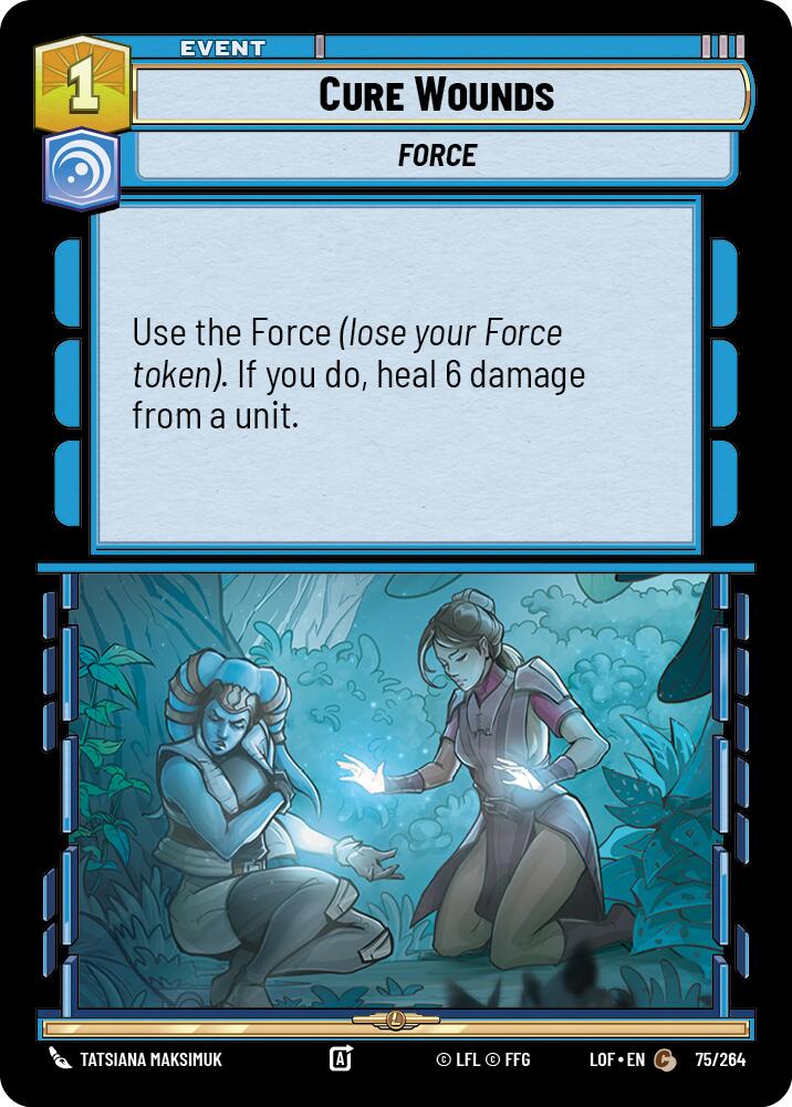 Cure Wounds (75/264) (75/264) [Legends of the Force] | Fandemonia Ltd