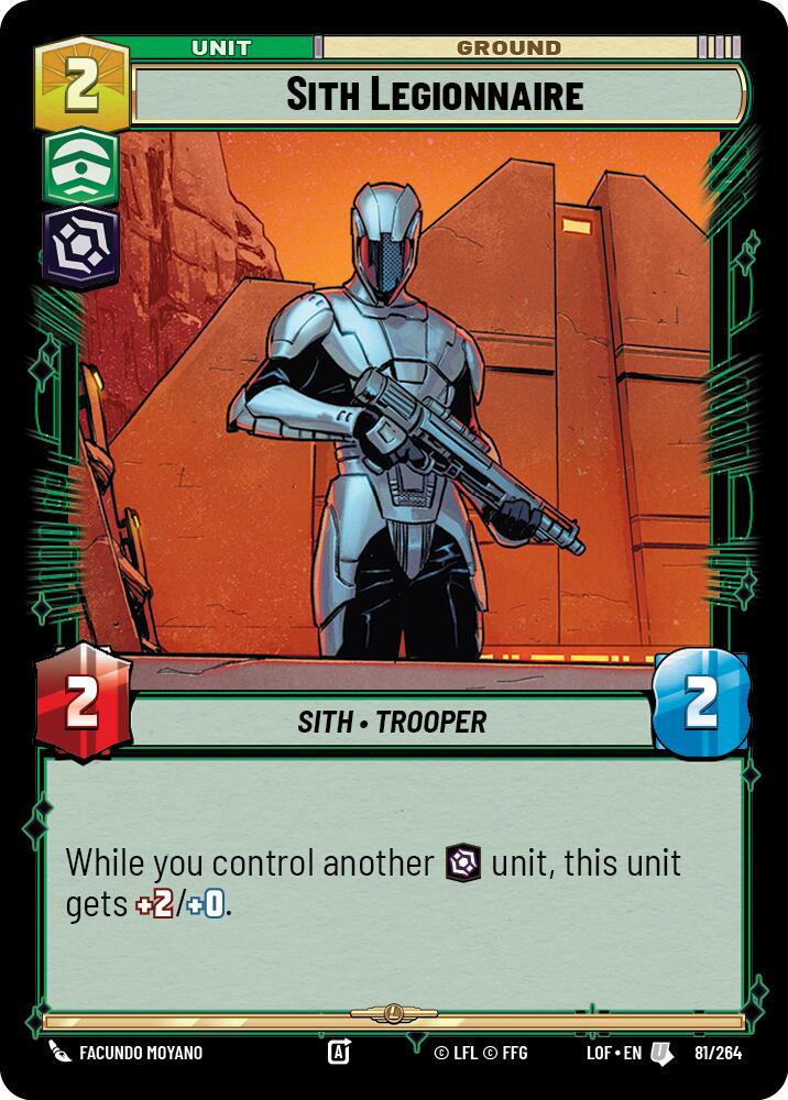 Sith Legionnaire (81/264) (81/264) [Legends of the Force] | Fandemonia Ltd